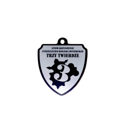 Brelok SSK „Trzy Twierdze” aluminium